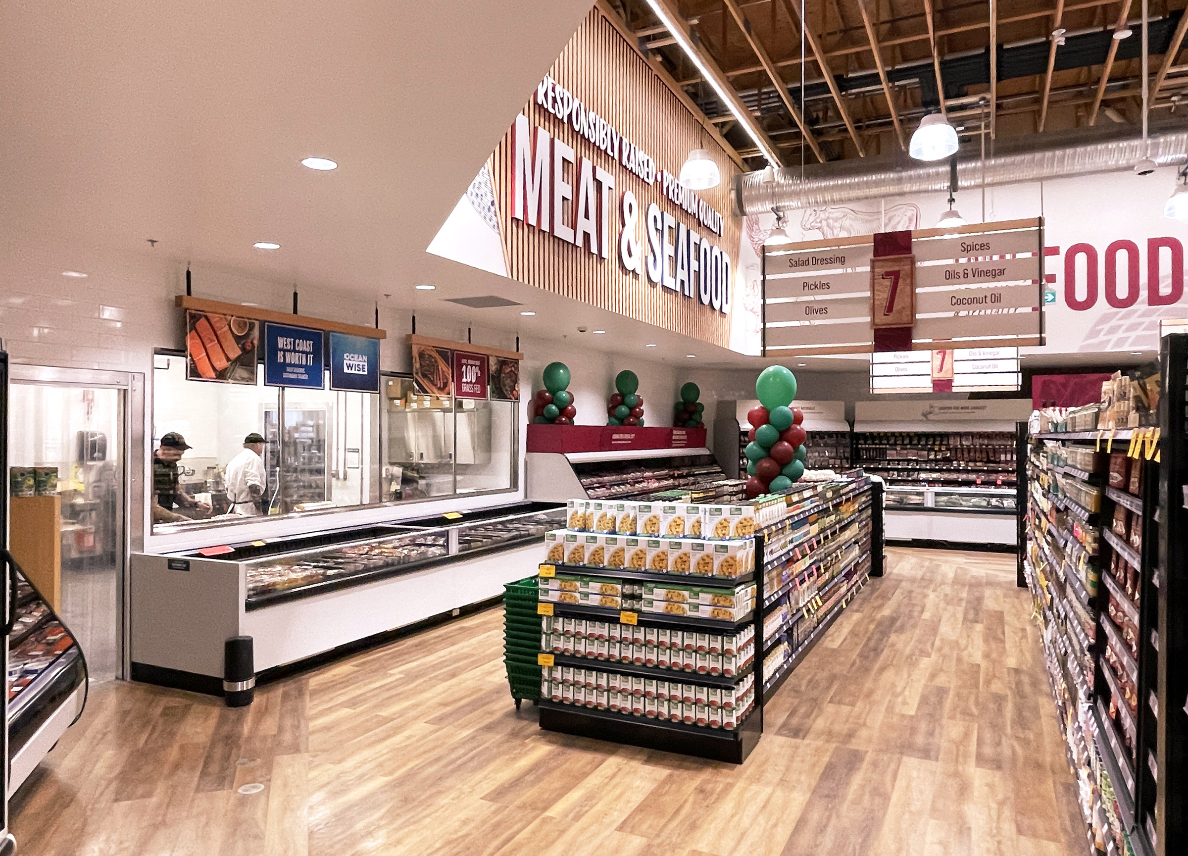 Choices Market environmental graphics application