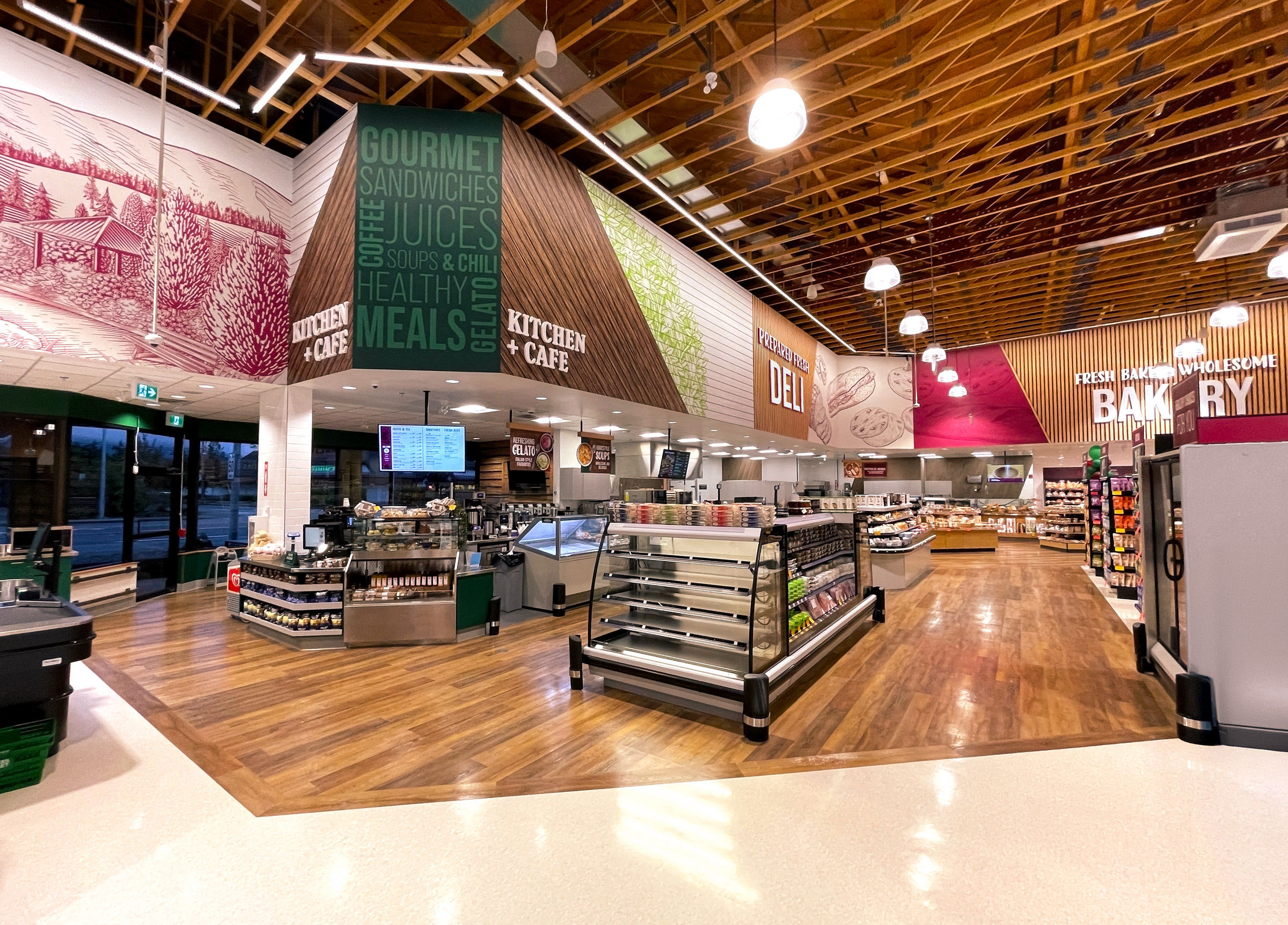 Choices Market brand system supporting material