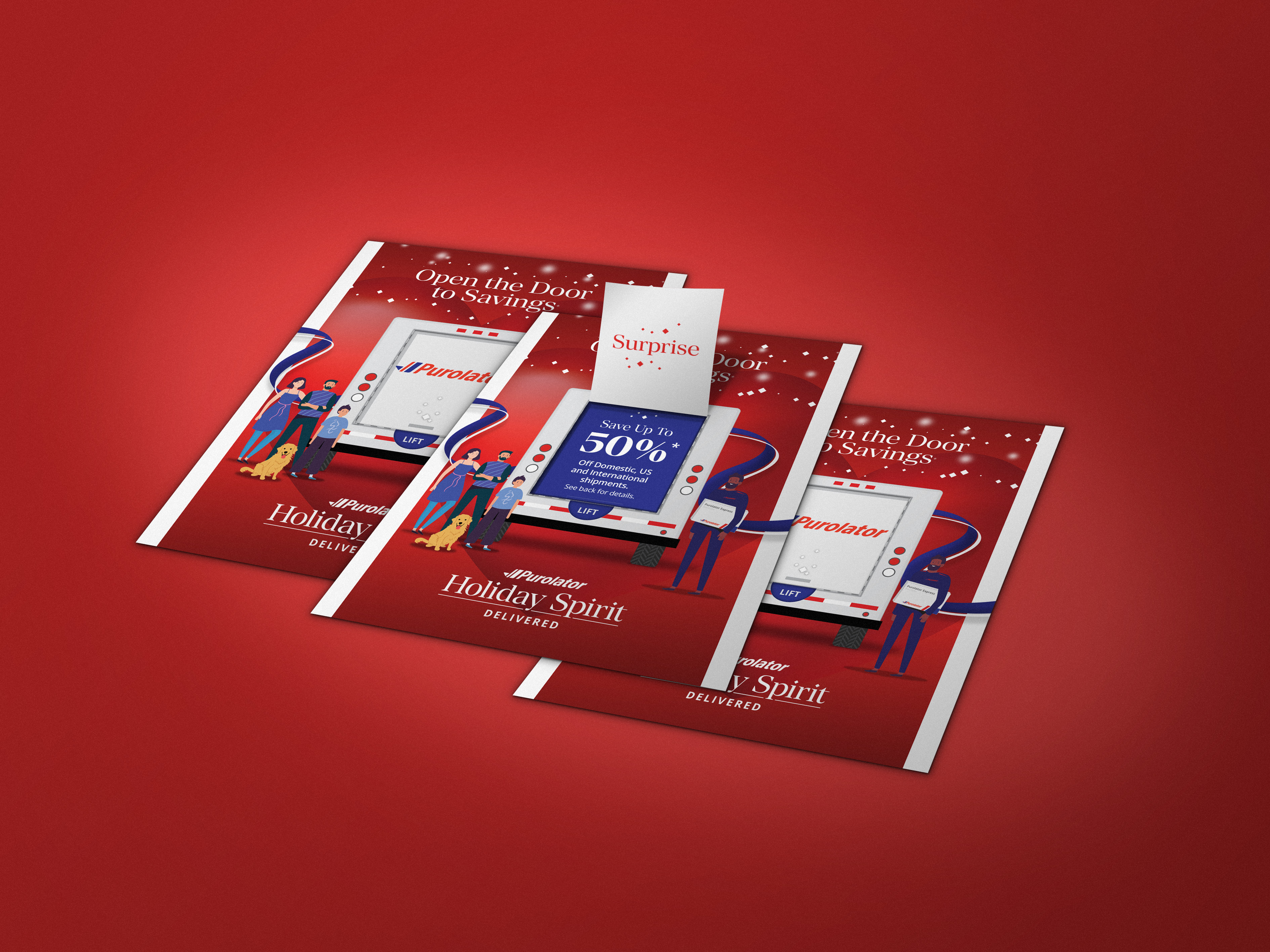 Holiday Spirit Delivered campaign coupons