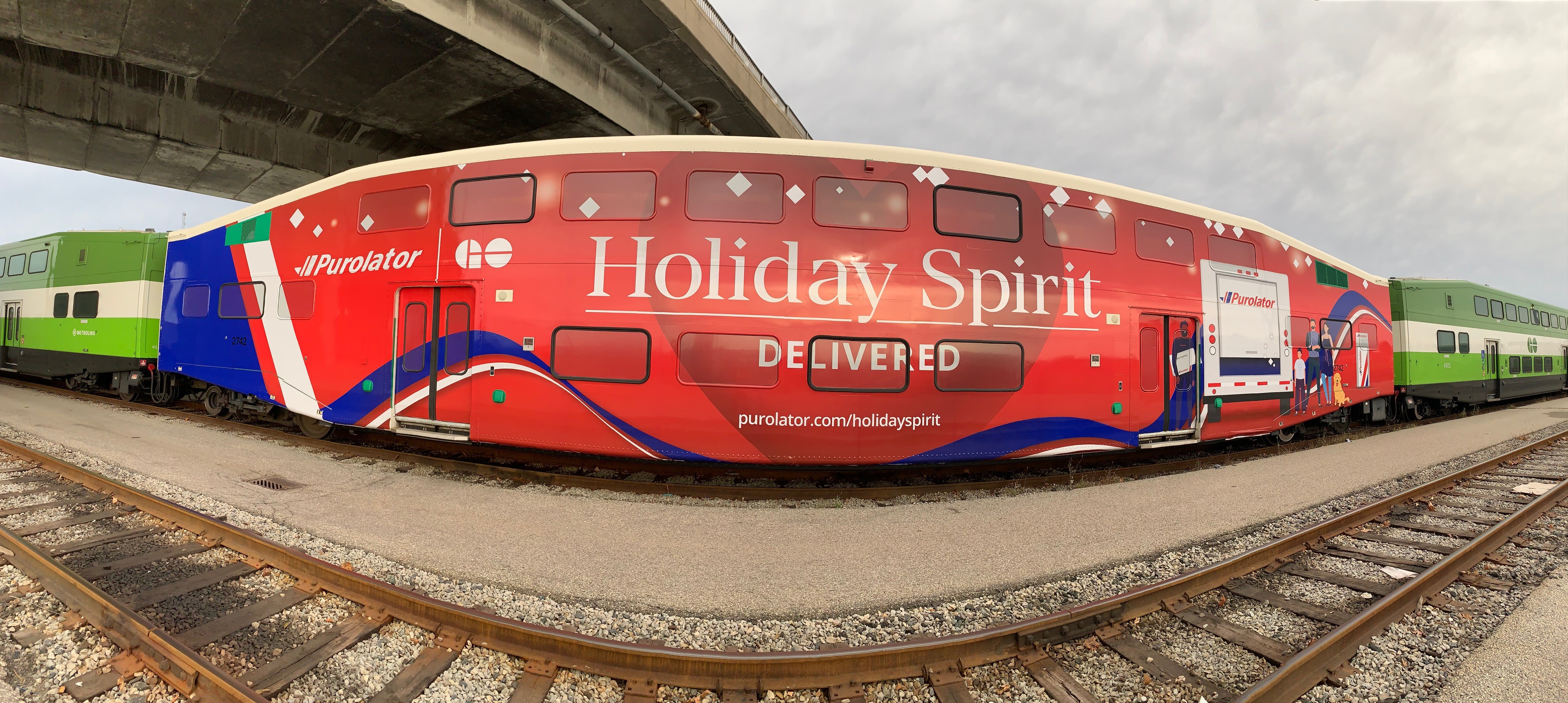 Holiday Spirit Delivered campaign support artwork