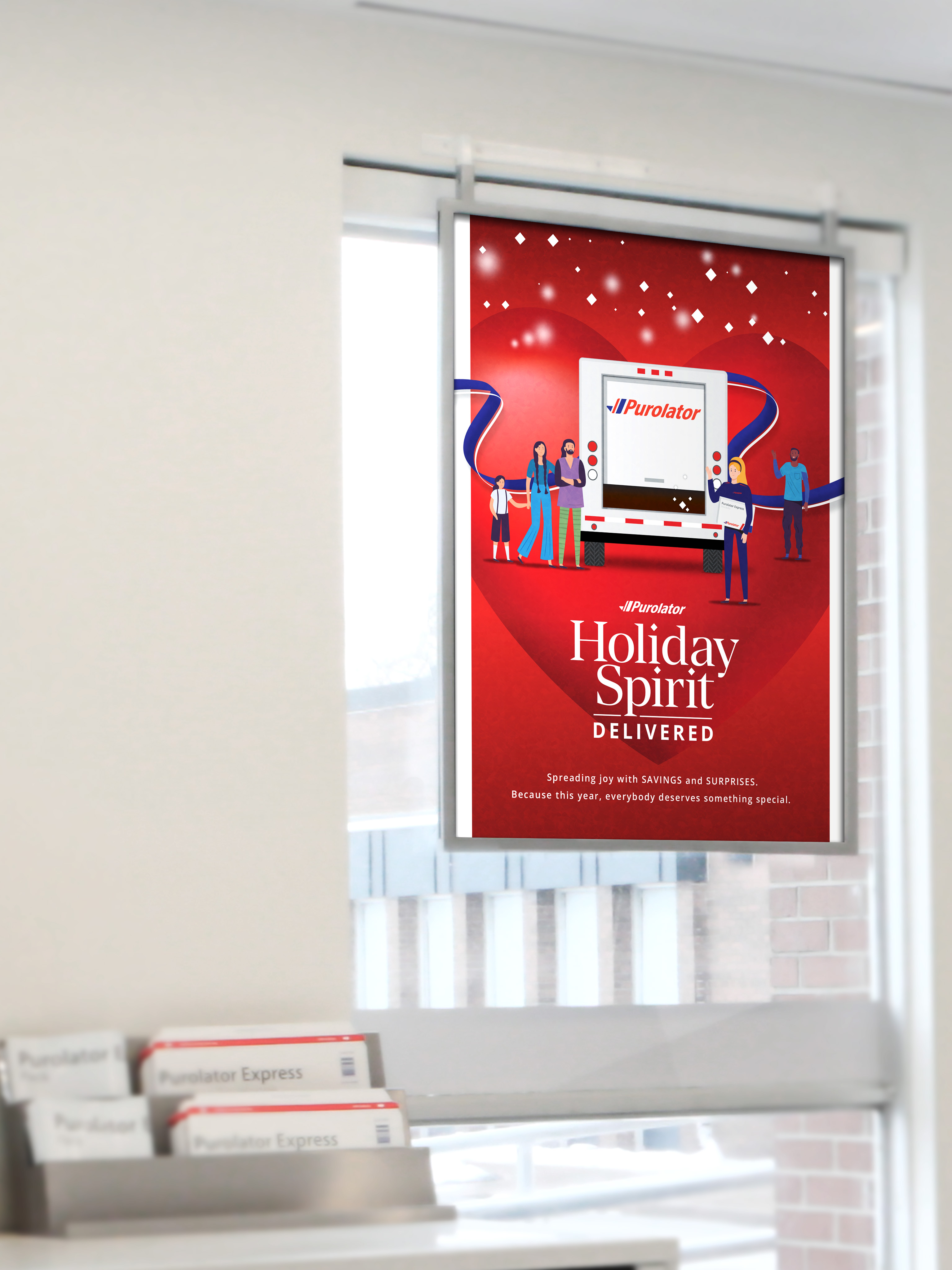Holiday Spirit Delivered digital campaign