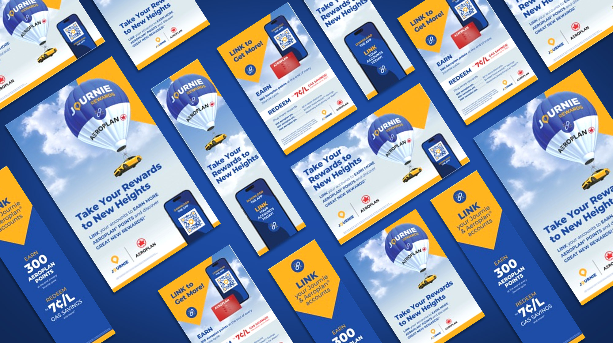 Journie x Aeroplan on-site activation media