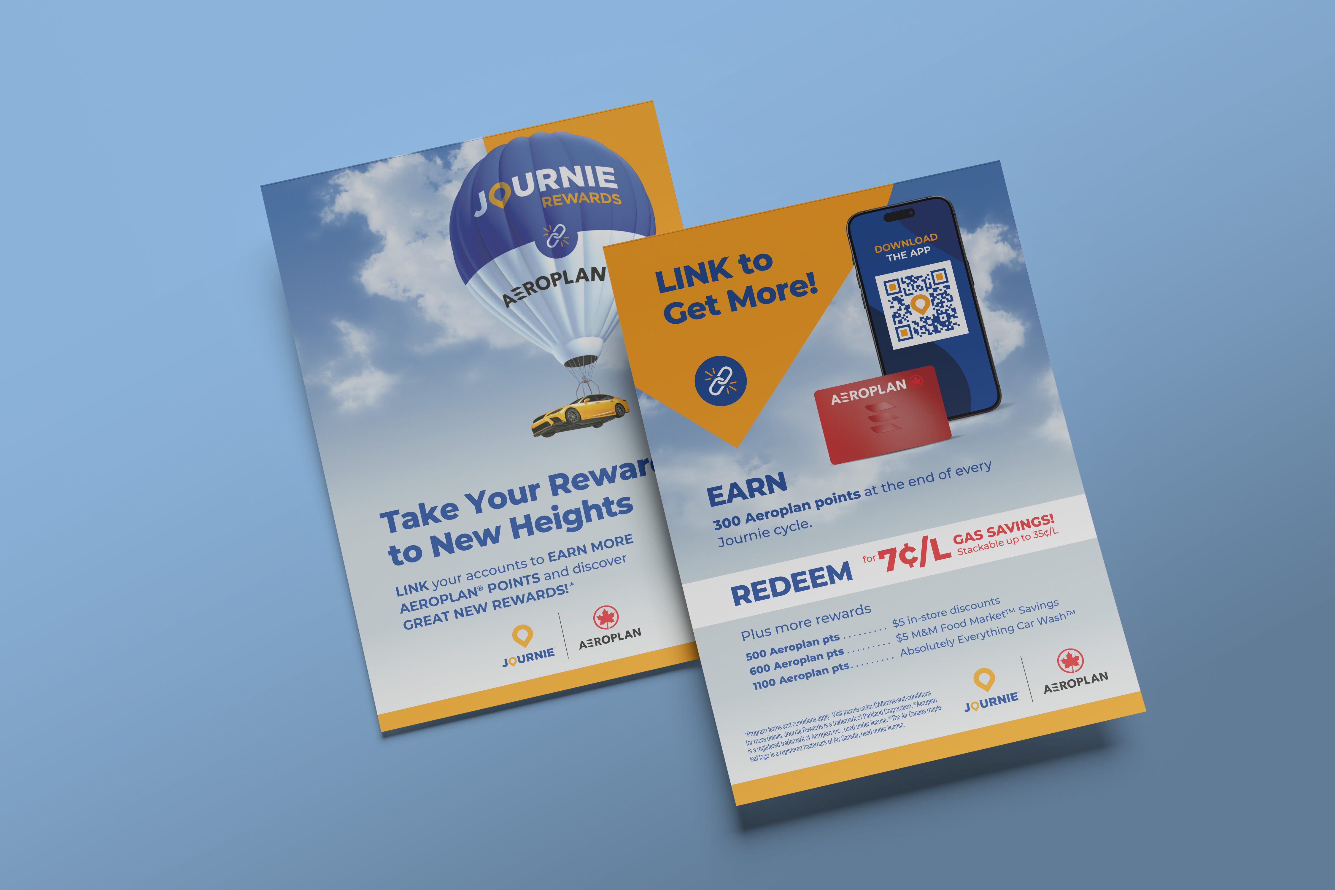 Journie x Aeroplan promotional application