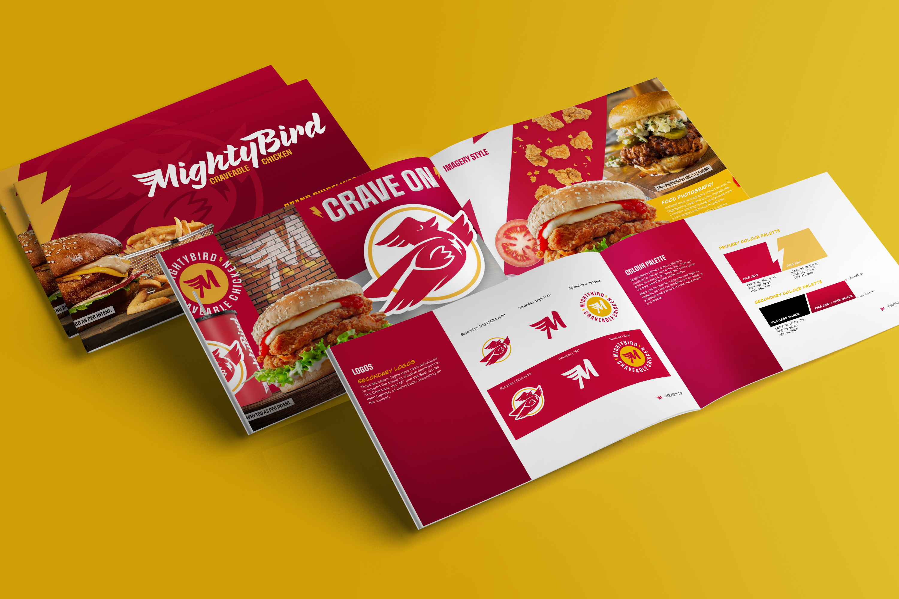 MightyBird restaurant brand application