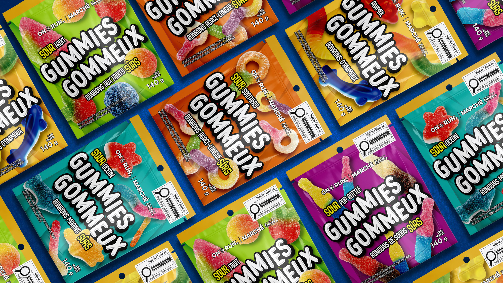 On The Run gummies packaging system