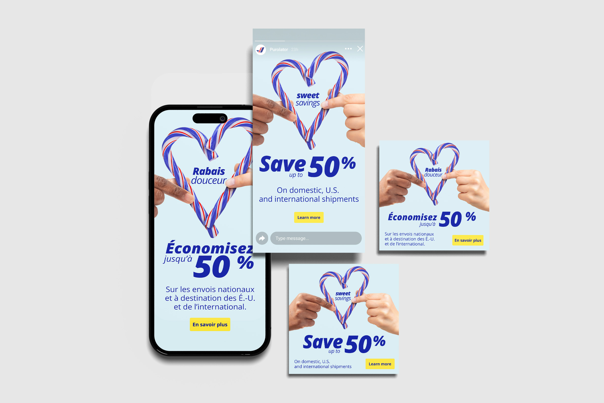 Sweet Savings campaign media artwork
