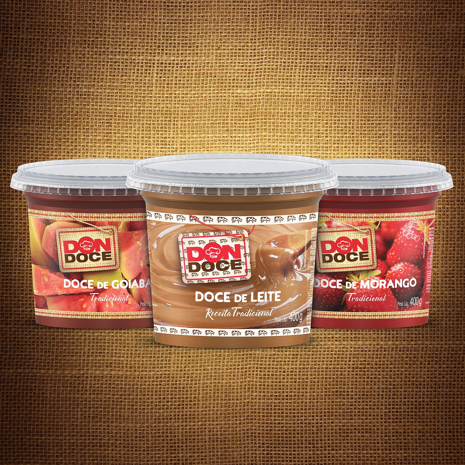 Don Doce jam packaging