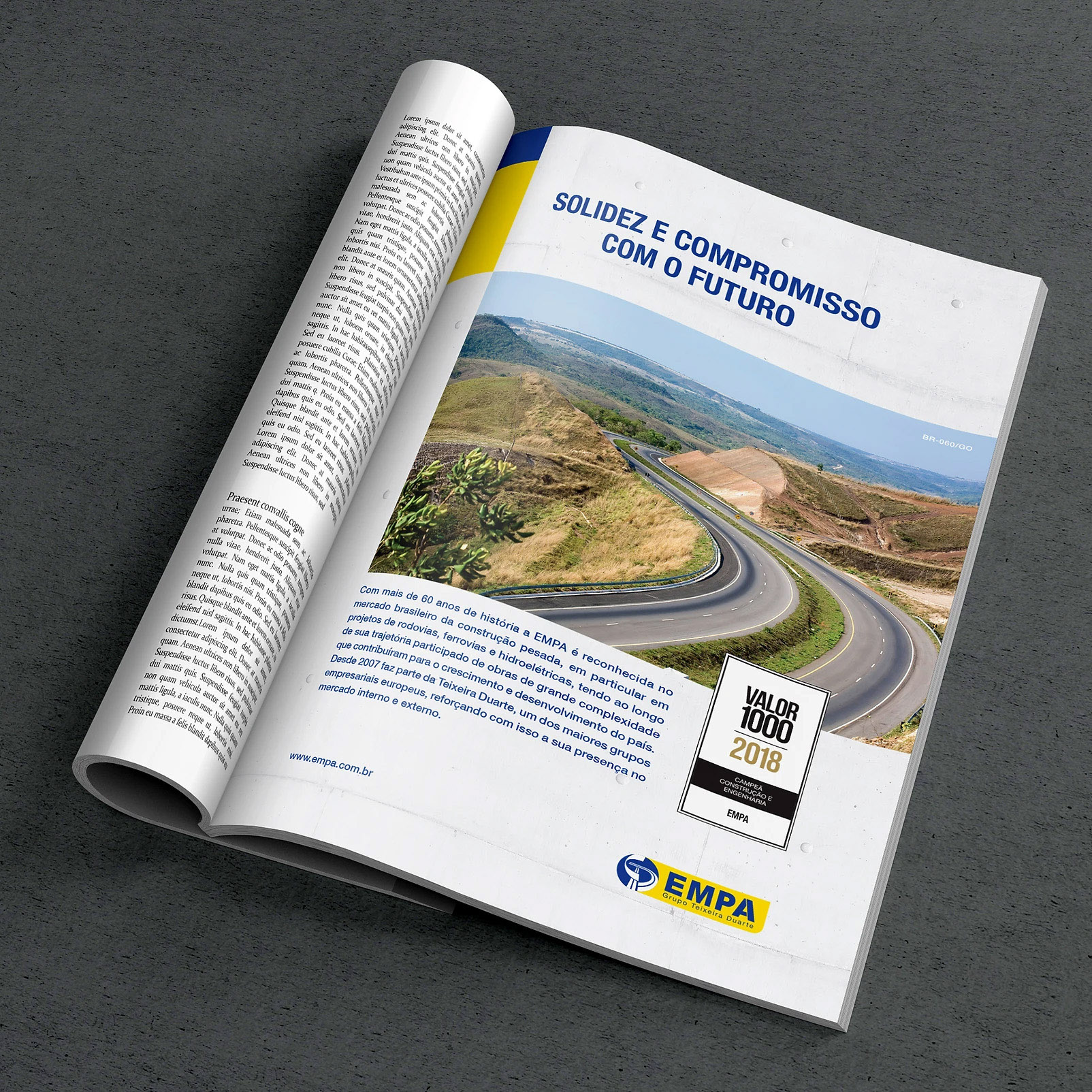 EMPA Developments advertising page