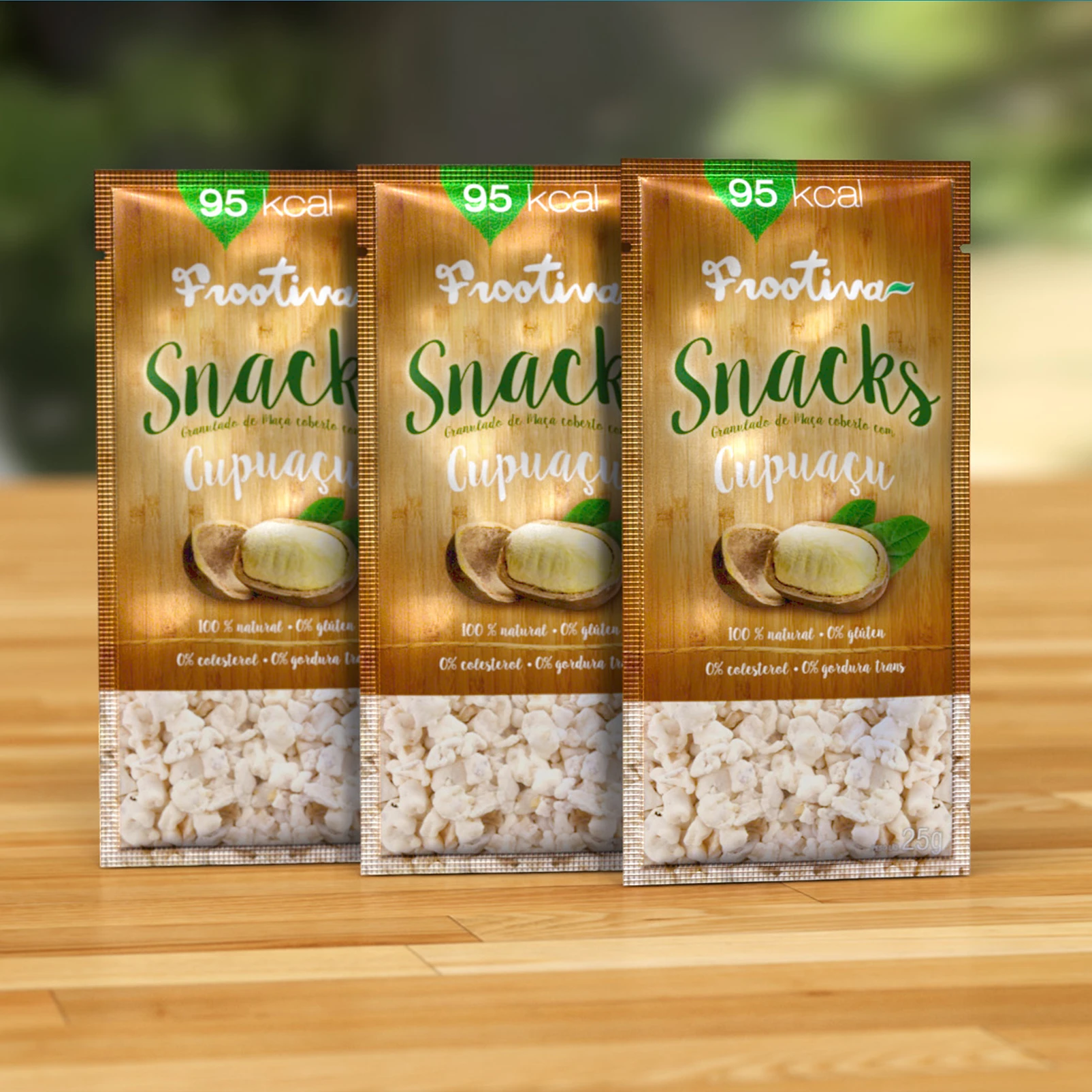 Frootiva Cupuacu snacks packaging