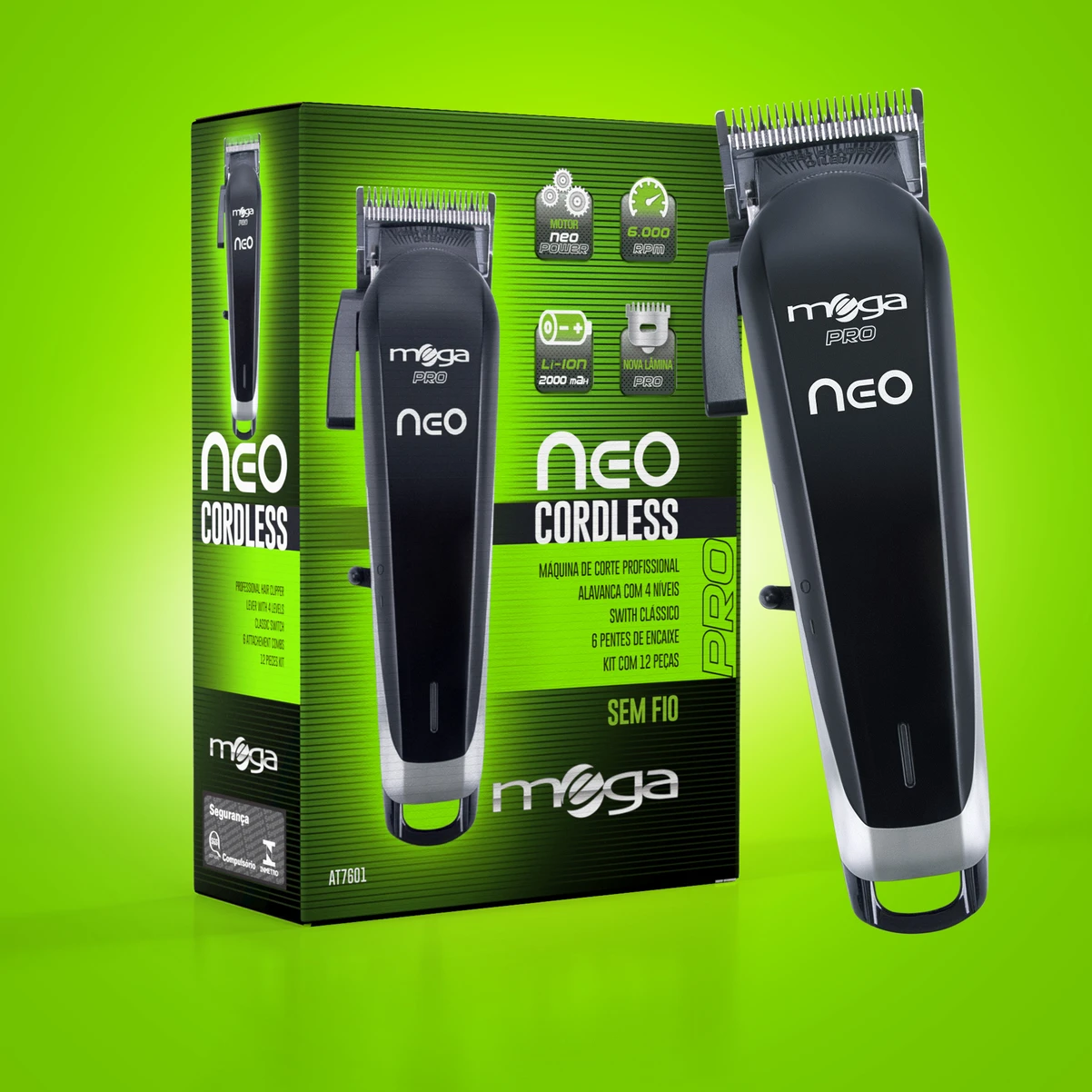 Mega Neo Cordless product packaging