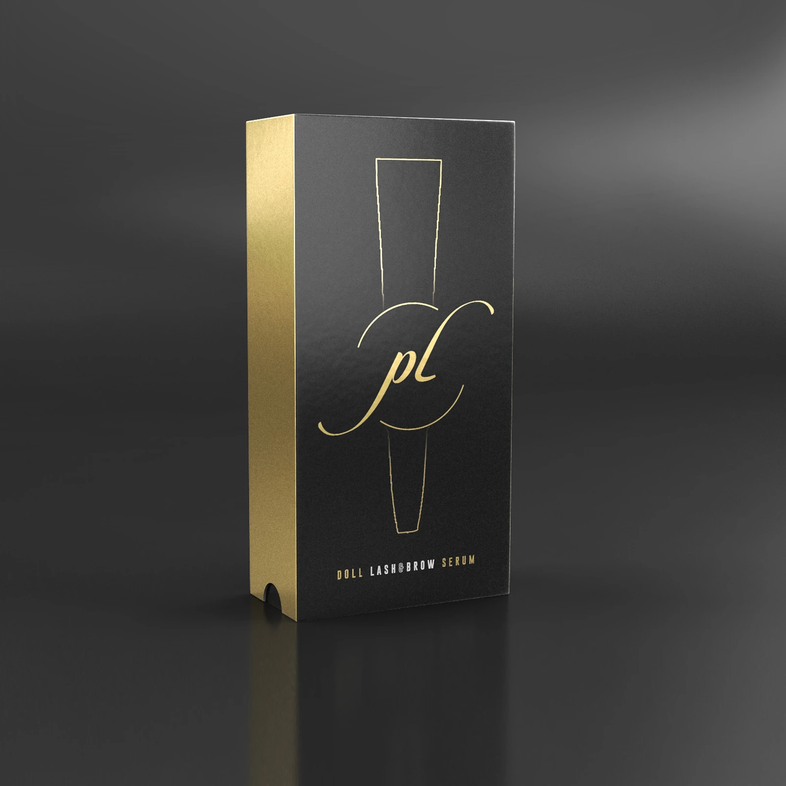 Polly Leao lash serum packaging